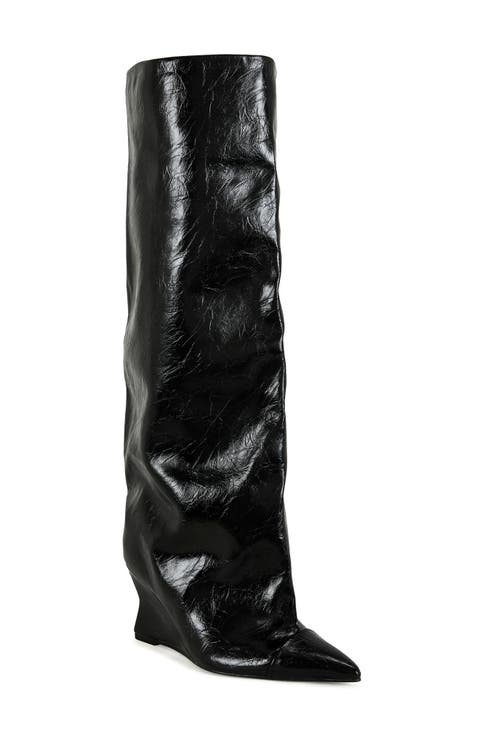 Kenya Wide Shaft Wedge Boot (Women)