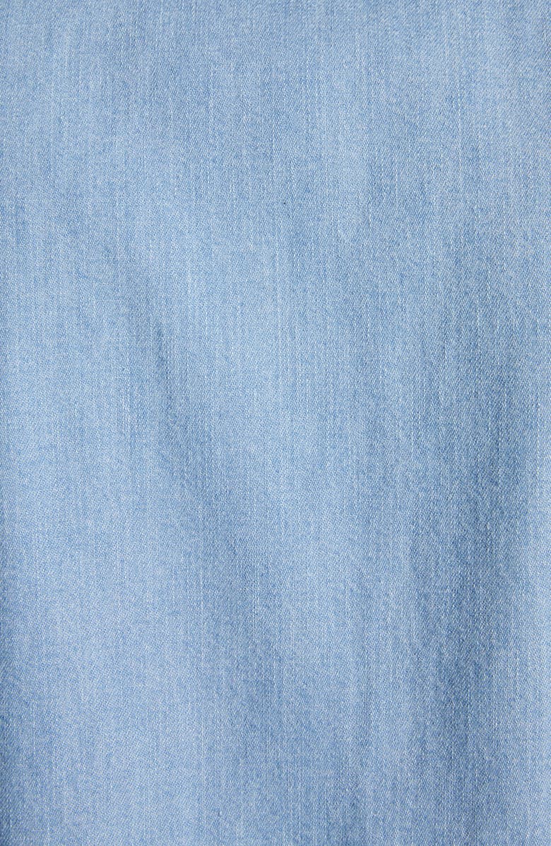 TOM FORD Denim Western Shirt, Alternate, color, Pale Blue