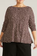 Universal Standard Cassandra Long Sleeve Jersey Top