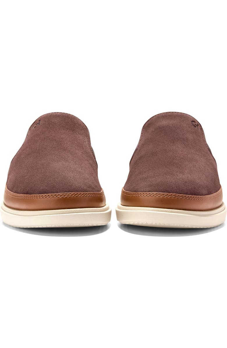 Cole Haan Twin Gore Leather Slip-On Sneaker, Alternate, color, Madra Suede/ British Tan