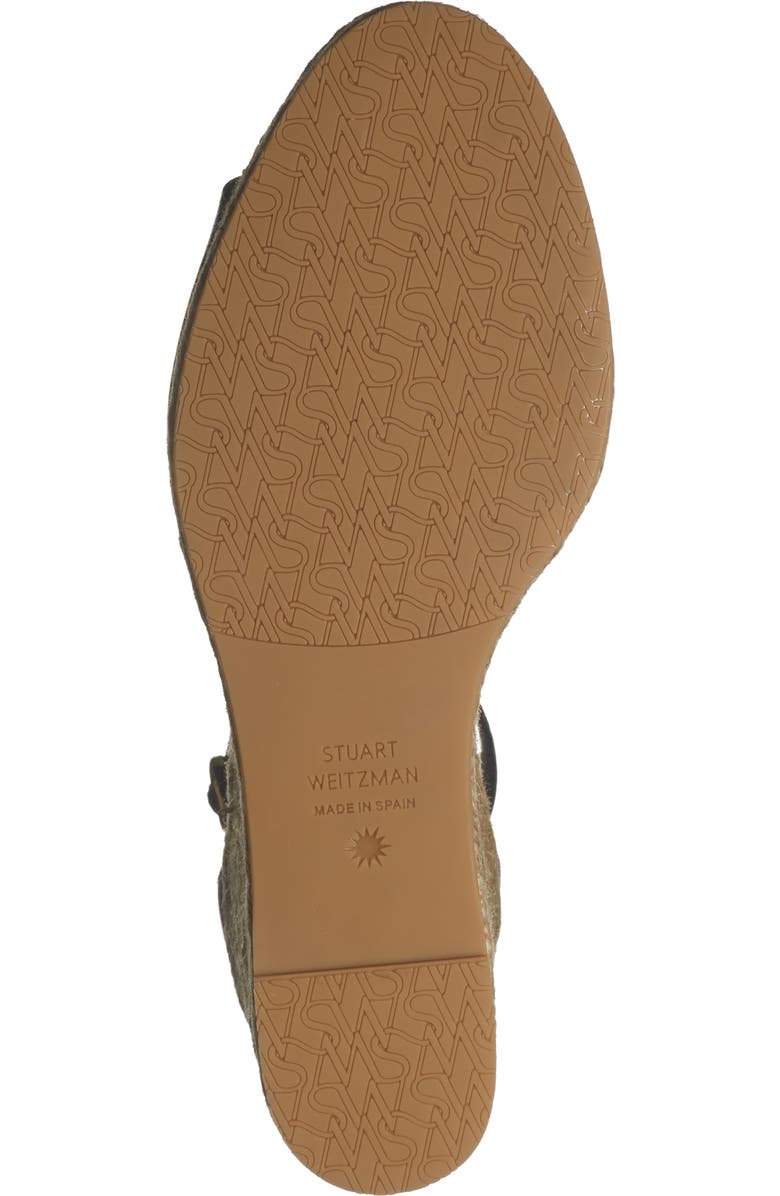 Stuart Weitzman Nudist Curve Espadrille Wedge Sandal, Alternate, color,