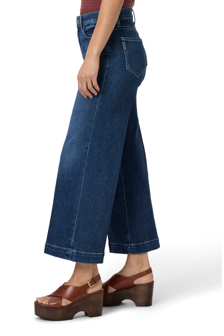 Anessa High Waist Wide Leg Ankle Jeans, Alternate, color, KINDRED