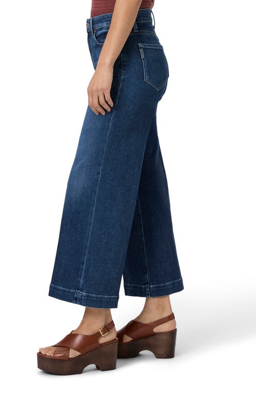 Paige Anessa High Rise Cropped Wide Leg Jeans In Kindered In Kindred