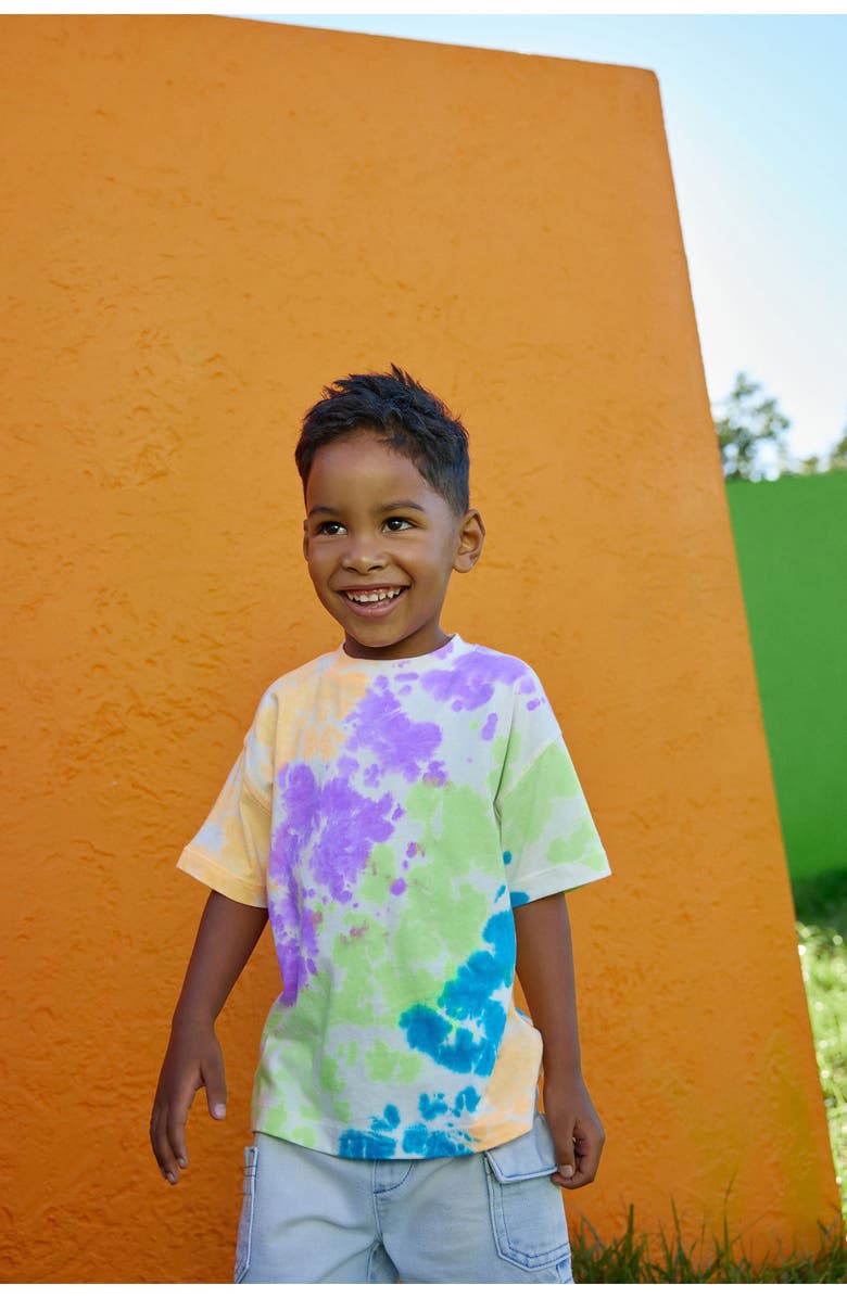 NEXT Kids' Tie Dye Cotton T-Shirt, Alternate, color, 