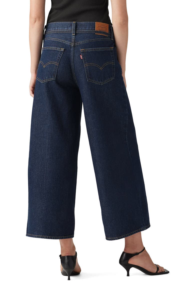 High Waist Wide Leg Culotte Jeans, Alternate, color, SHADED VIEW