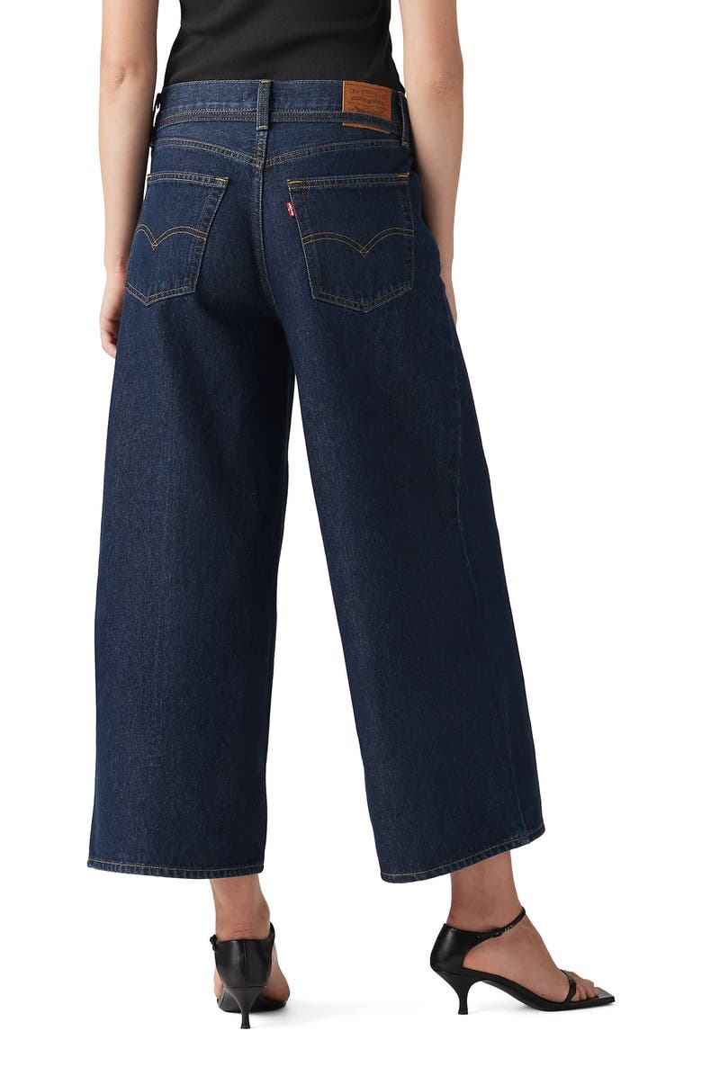Levi's High Waist Wide Leg Culotte Jeans, Alternate, color, Shaded View