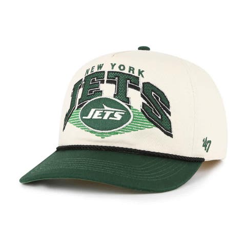 Men's '47 Cream New York Jets Pomona Rope Hitch Adjustable Hat