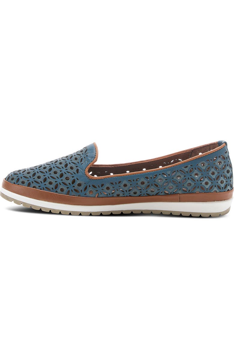 Spring Step Tulisa Perforated Leather Flat, Alternate, color,