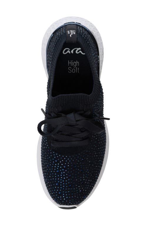 Ara Monticello Sneaker In Navy