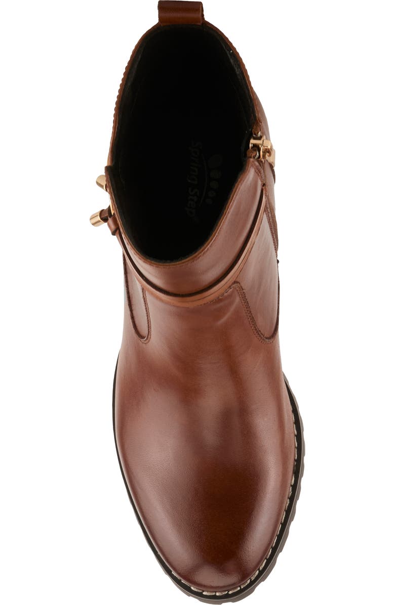 Spring Step Gyanna Bootie, Alternate, color, Cognac