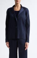 Pleats Please Issey Miyake Pleated Blazer