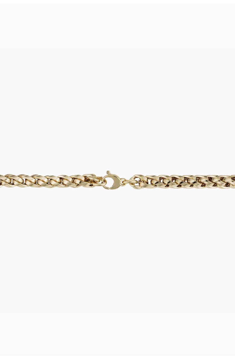 Oradina 14K Yellow Gold Caesar Bracelet, Alternate, color, Yellow Gold