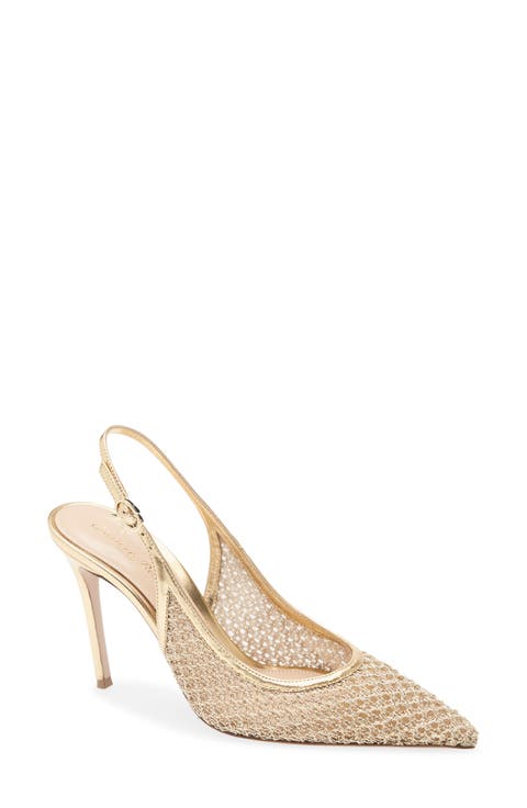 Pointy Toe Slingback Sandal (Women)