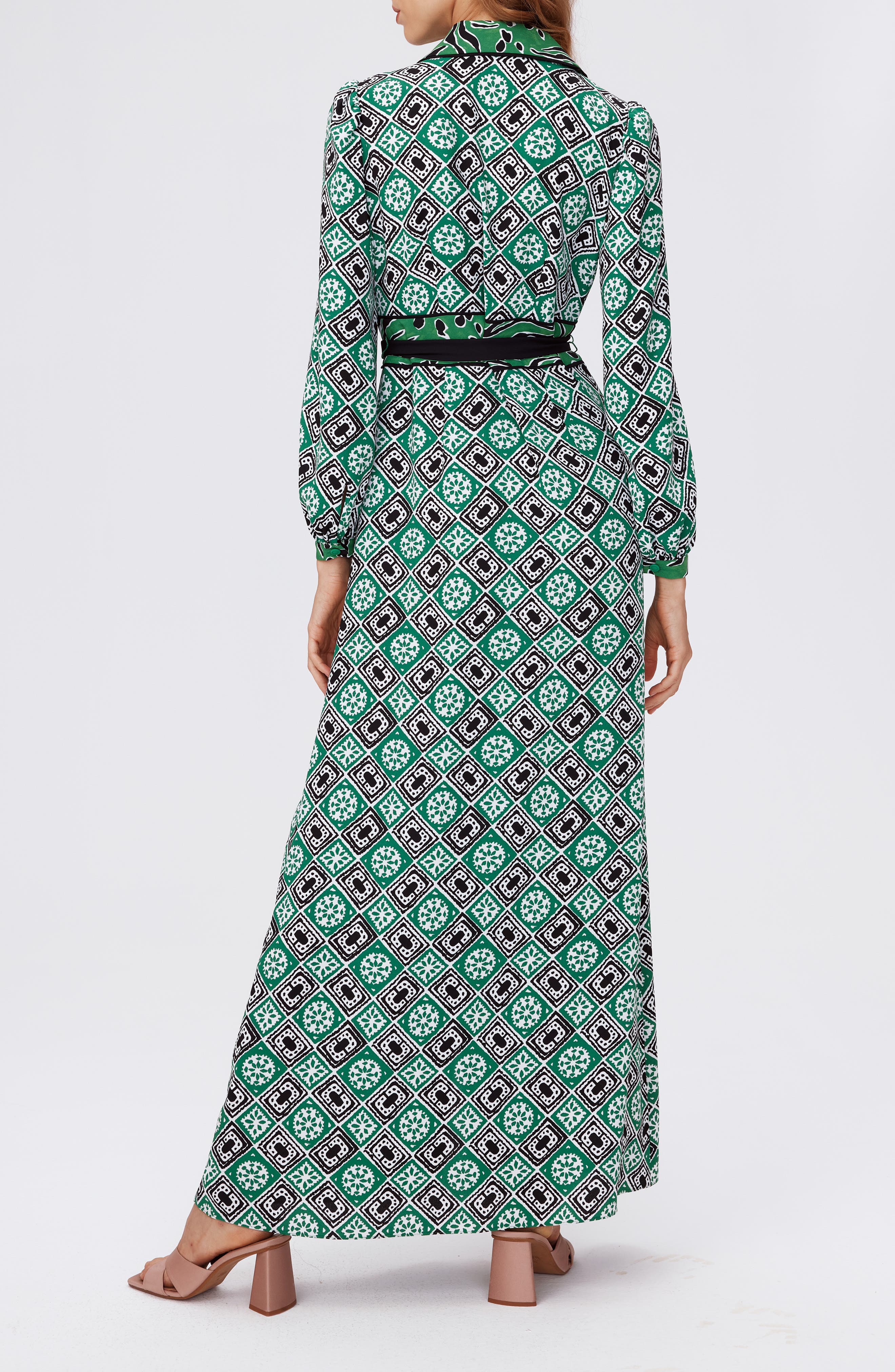 Joshua Long Sleeve Maxi Shirtdress - image 2