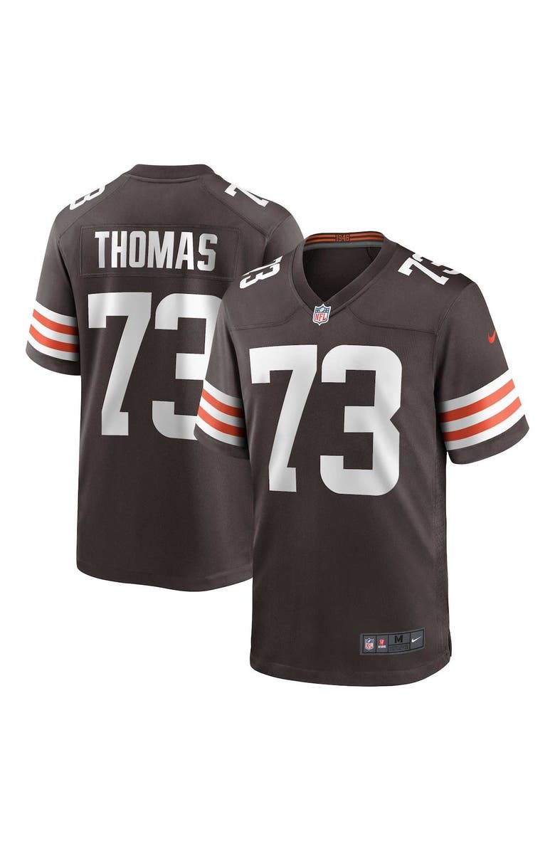 Nike Men's Nike Joe Thomas Brown Cleveland Browns Retired Player Game Jersey, Alternate, color, Brown