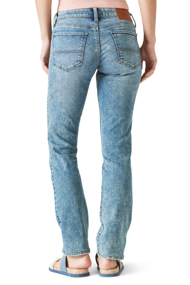 Sweet Straight Leg Jeans, Alternate, color, LYRIC