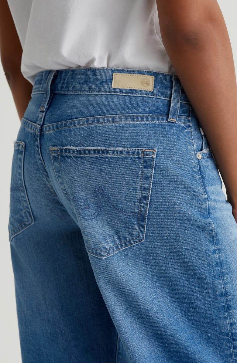 AG Adria Low Rise Baggy Wide Leg Jeans, Alternate, color, Flashback