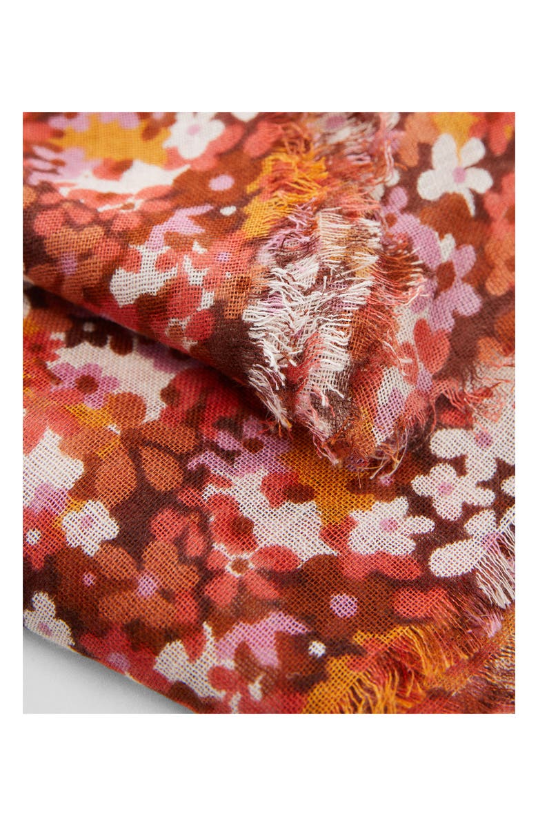 MANGO Floral Scarf, Alternate, color, 