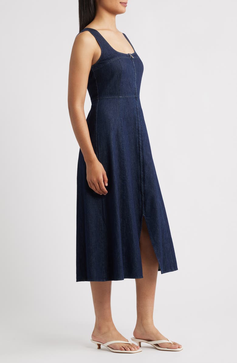 ZOE AND CLAIRE Denim A-Line Dress, Alternate, color, Denim