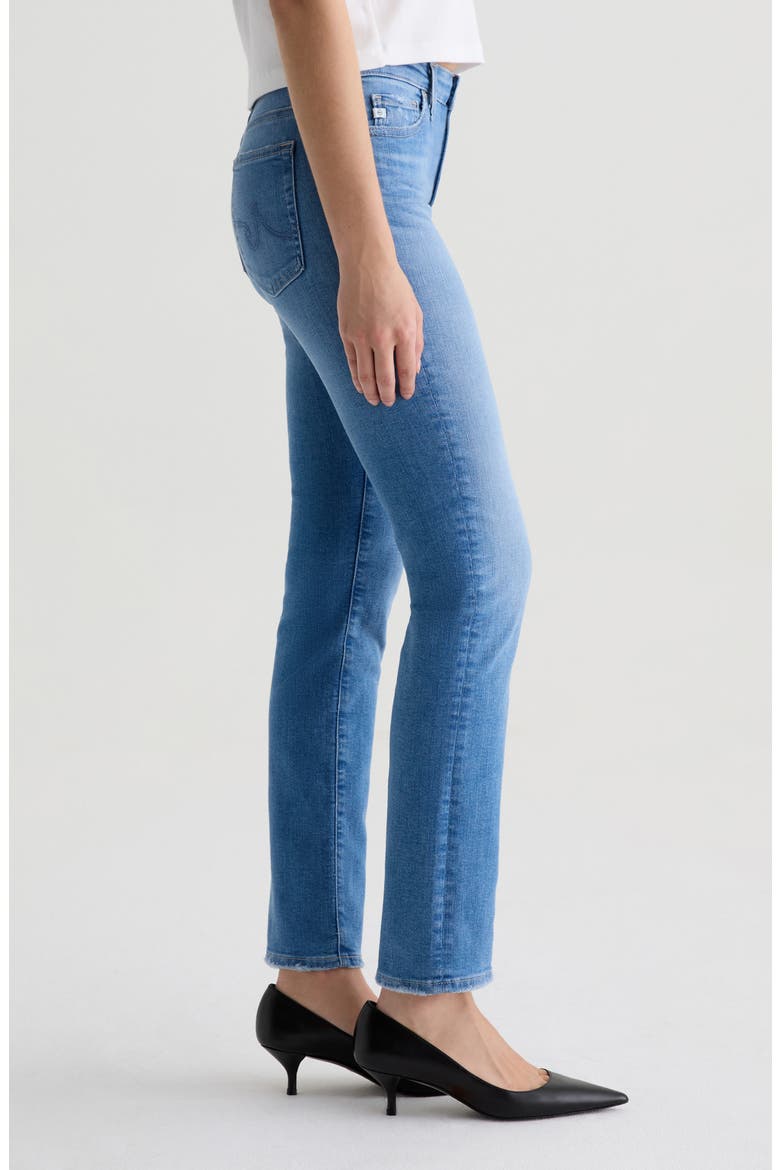 Mari Mid Rise Ankle Slim Straight Leg Jeans, Alternate, color, MINIMALIST