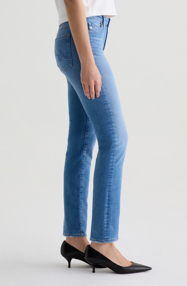 AG Mari Mid Rise Ankle Slim Straight Leg Jeans, Alternate, color, Minimalist