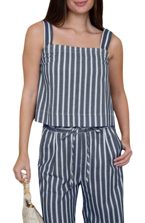 Stripe Square Neck Tank
