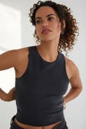 KADA The Cupro Sculpt Racerback Crop Tank