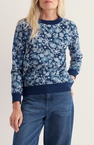 Seasalt Cornwall Bright Wave Organic Cotton Sweatshirt