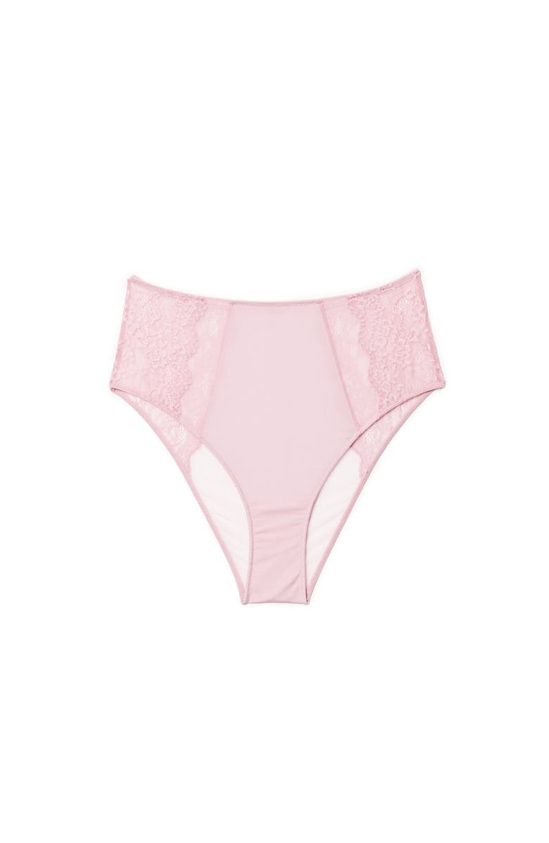 Adore Me Joslyn High Waisted Panties, Alternate, color, Medium Pink