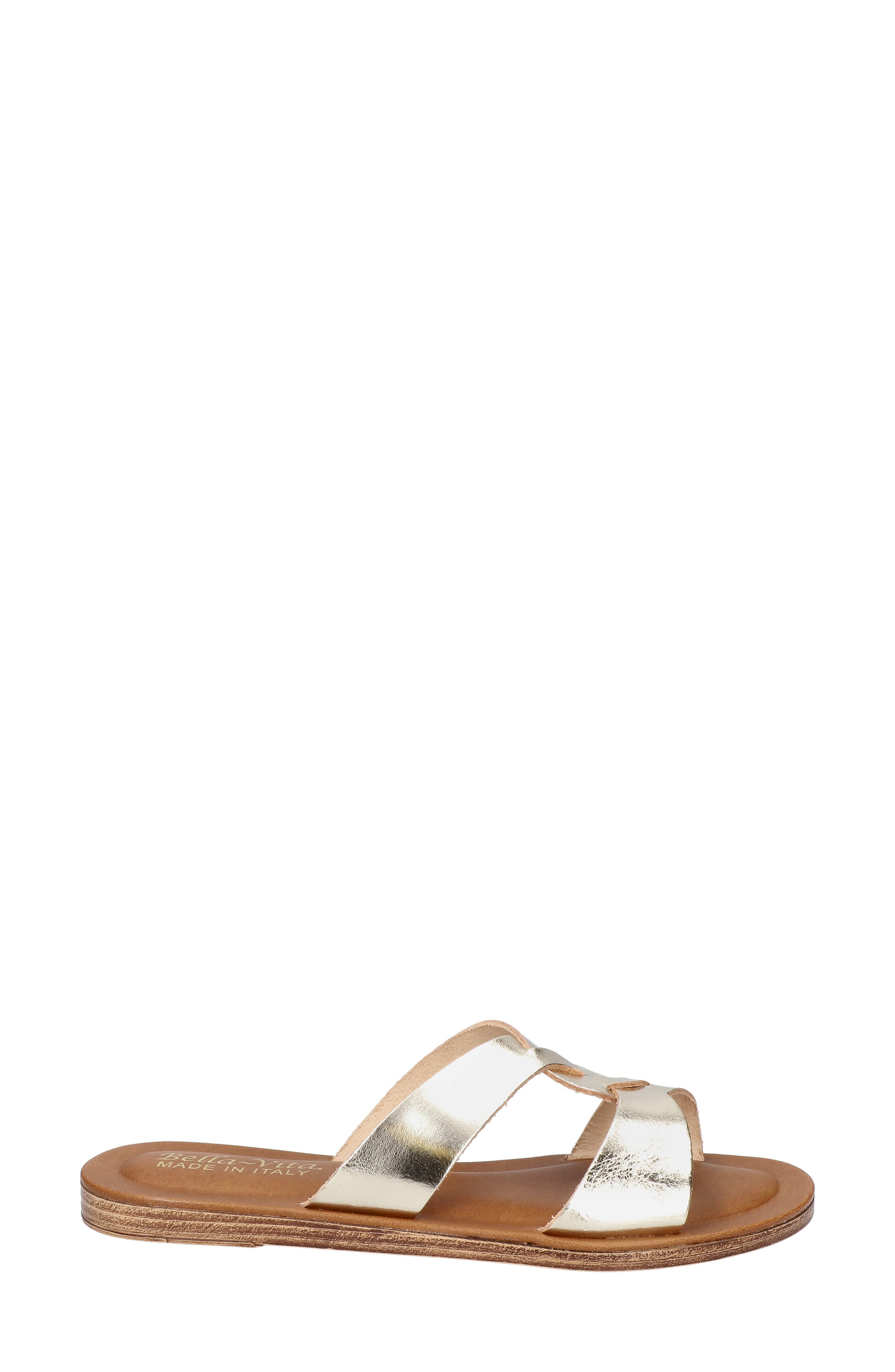 Bella Vita Slide Sandal, Alternate, color, Champagne