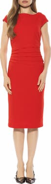 Alexia Admor Nyx Cap Sleeve Sheath Dress