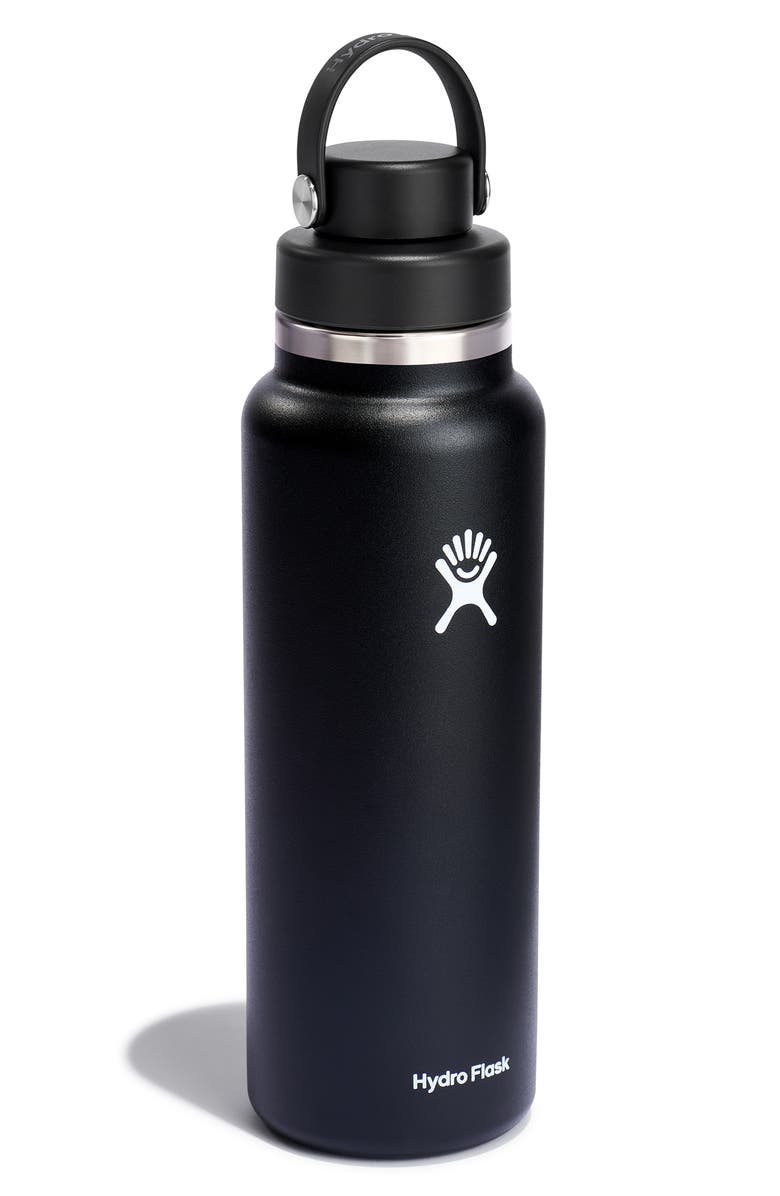 Hydro Flask 40-Ounce Chug Cap Water Bottle, Alternate, color, Black