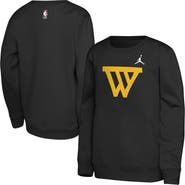 Jordan Brand Youth Jordan Brand Black Golden State Warriors Courtside Statement Edition Sweatshirt