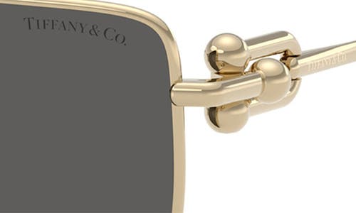Tiffany & Co . 58mm Rectangular Sunglasses In Gray