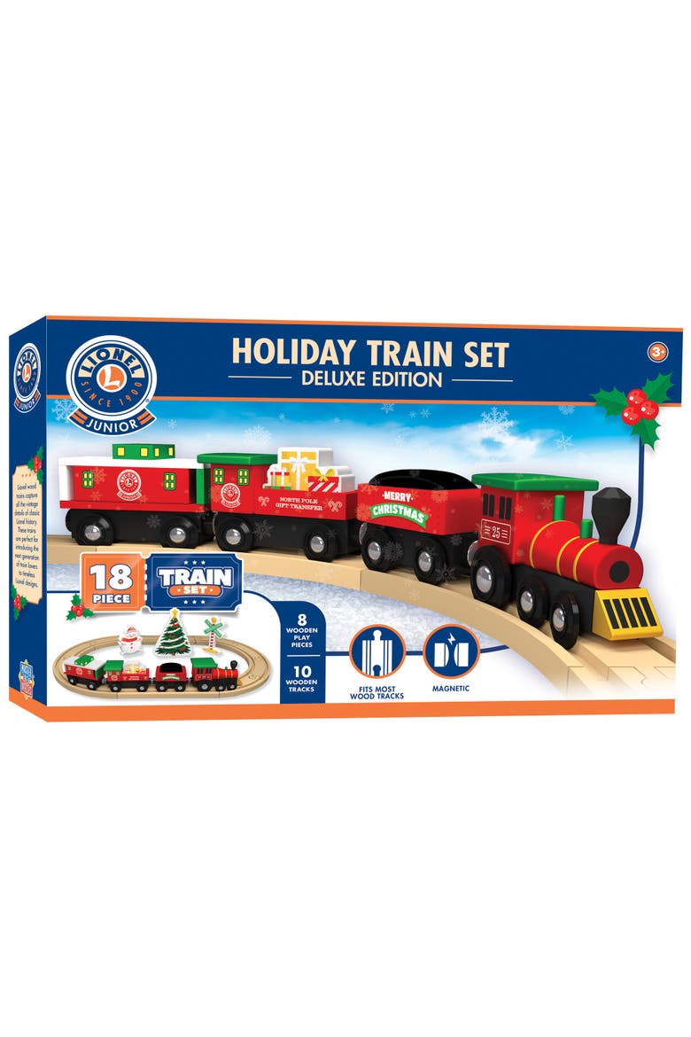 Lionel - Deluxe Holiday Toy Train Set, Main, color, Multicolor