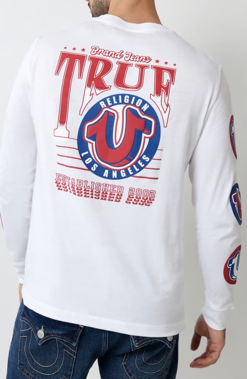 TRUE RELIGION TRUE RELIGION POP LONG SLEEVE GRAPHIC T-SHIRT