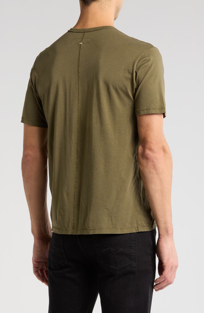rag & bone Crewneck Cotton Blend T-Shirt, Alternate, color, Darkarmy