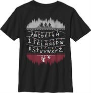 Stranger Things Boy's Stranger Things Christmas Light Message Graphic T-Shirt