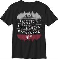 Stranger Things Netflix Boys' Christmas Light Message Short Sleeve Graphic T-Shirt