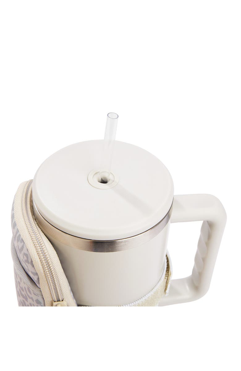 Core Home Agenda<sup>™</sup> Stainless Steel Tumbler with Bottle Bag, Alternate, color, Cheetah