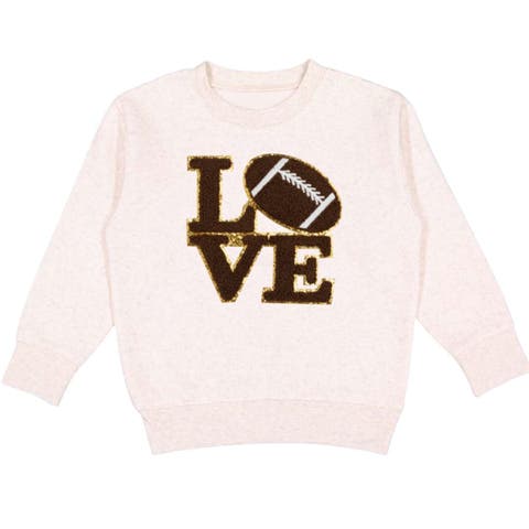 Football Love Patch Sweatshirt (Baby, Toddler, Little Kid & Big Kid)