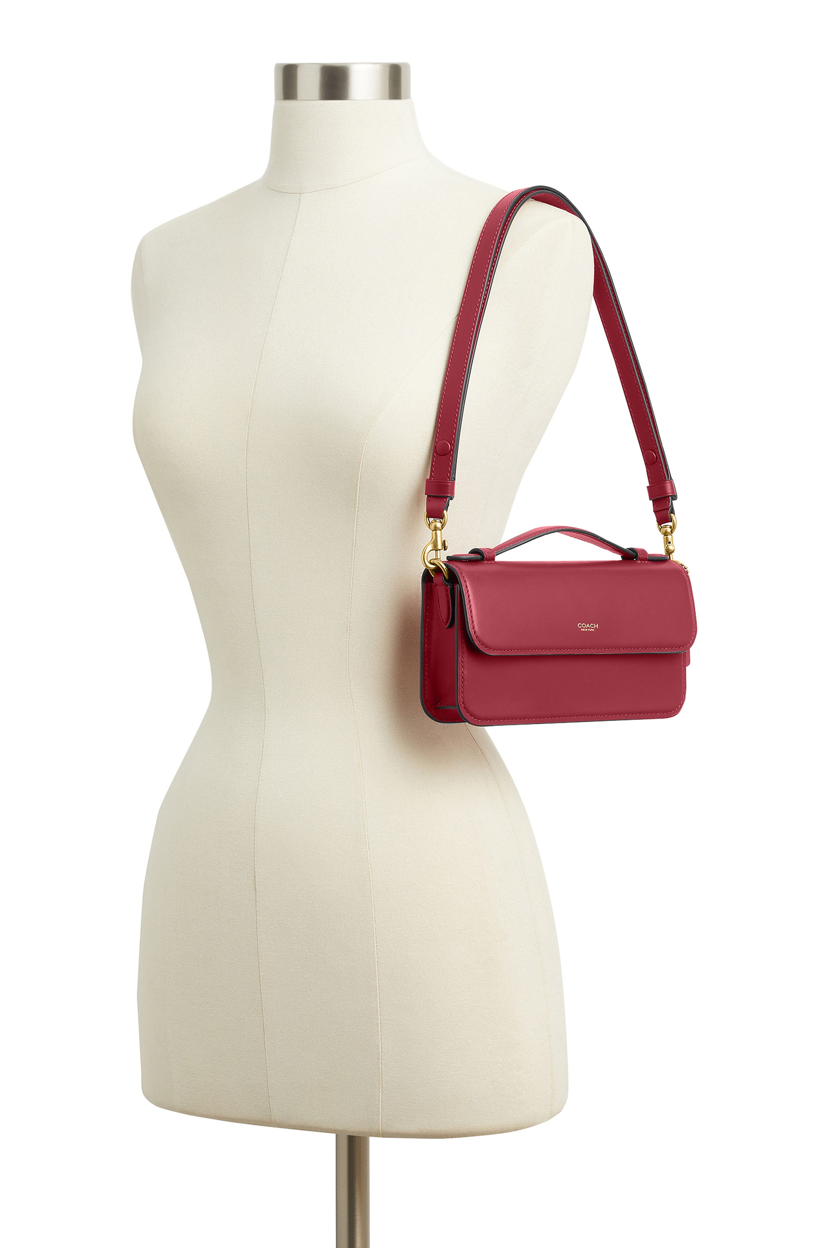 Женские сумки COACH Elora Refined Leather Top Handle Bag — фото 2