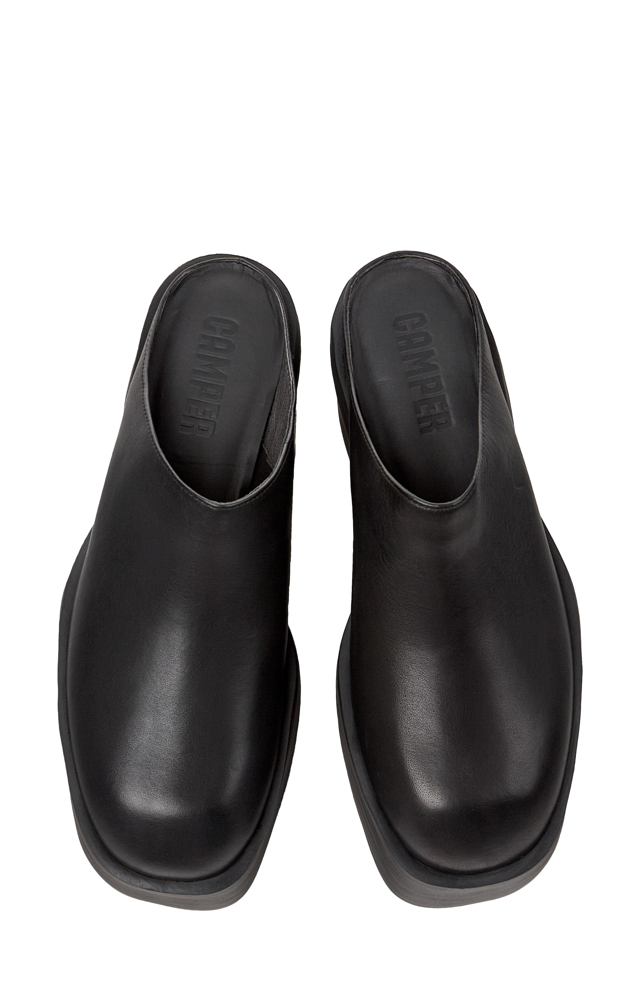 Camper Billie Platform Clog, Alternate, color, Black