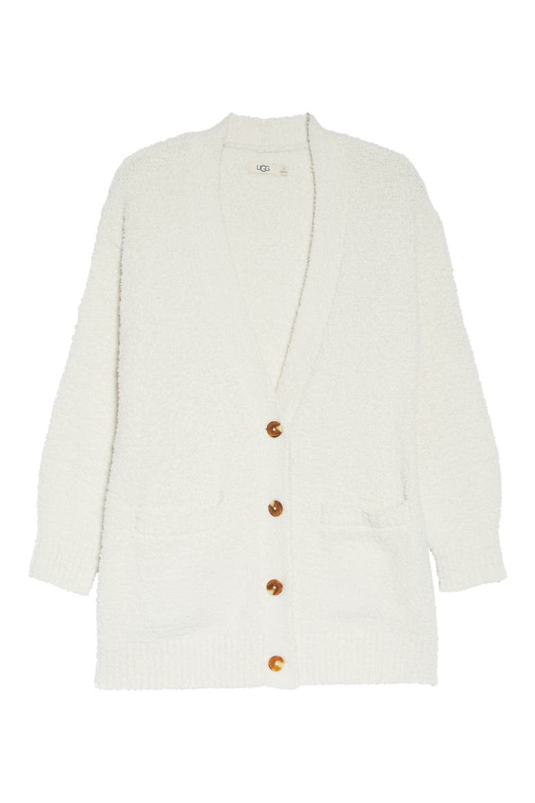 Joselyn Lounge Cardigan, Alternate, color, CREAM