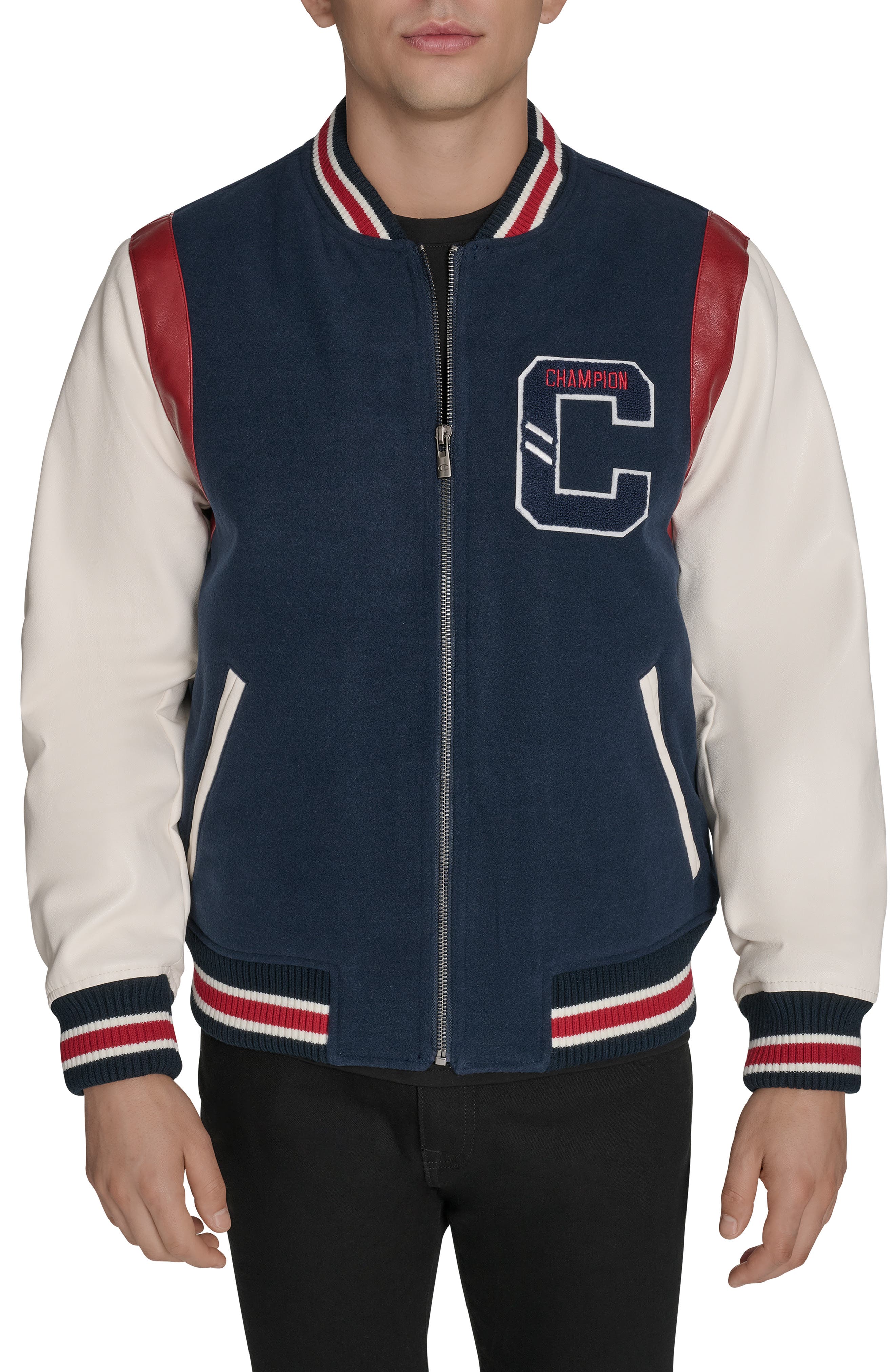 selected NAVY/ IVORY