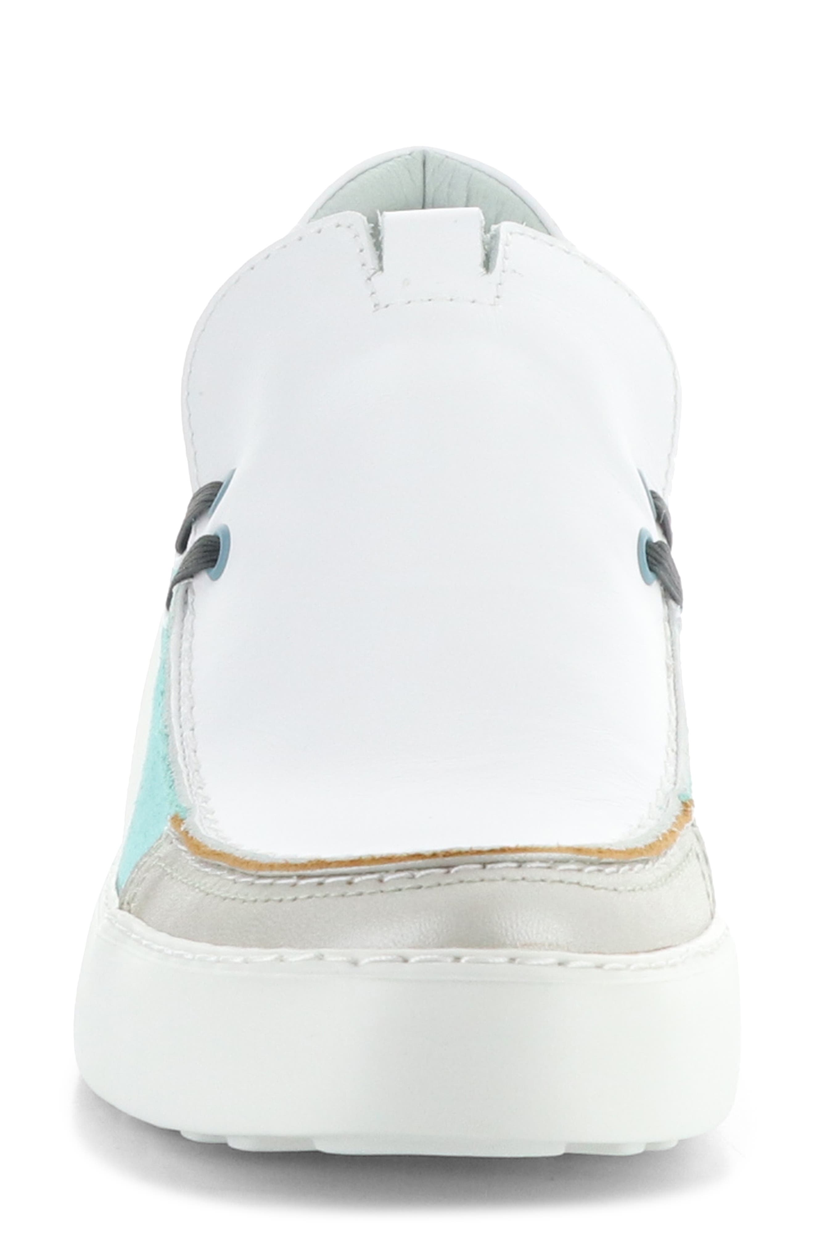 Fly London Davy Platform Wedge Sneaker, Alternate, color, Silver/White/ Mint