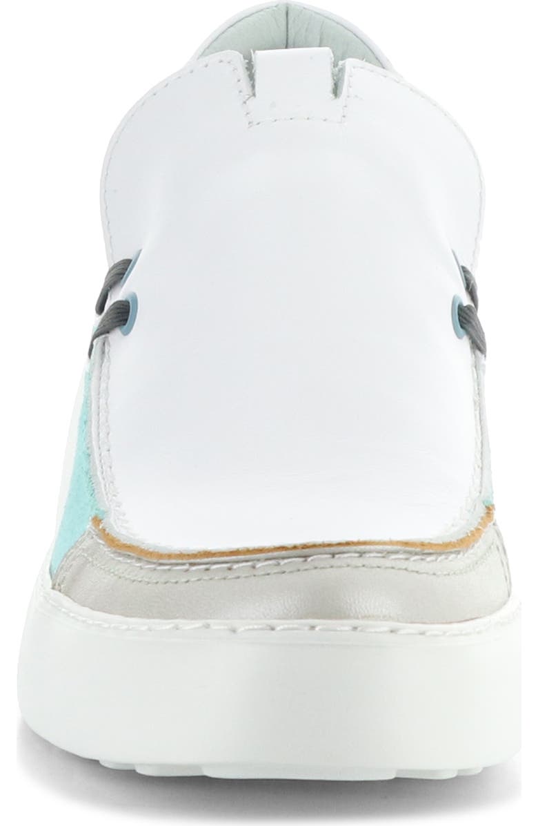 Fly London Davy Platform Wedge Sneaker, Alternate, color, Silver/White/ Mint