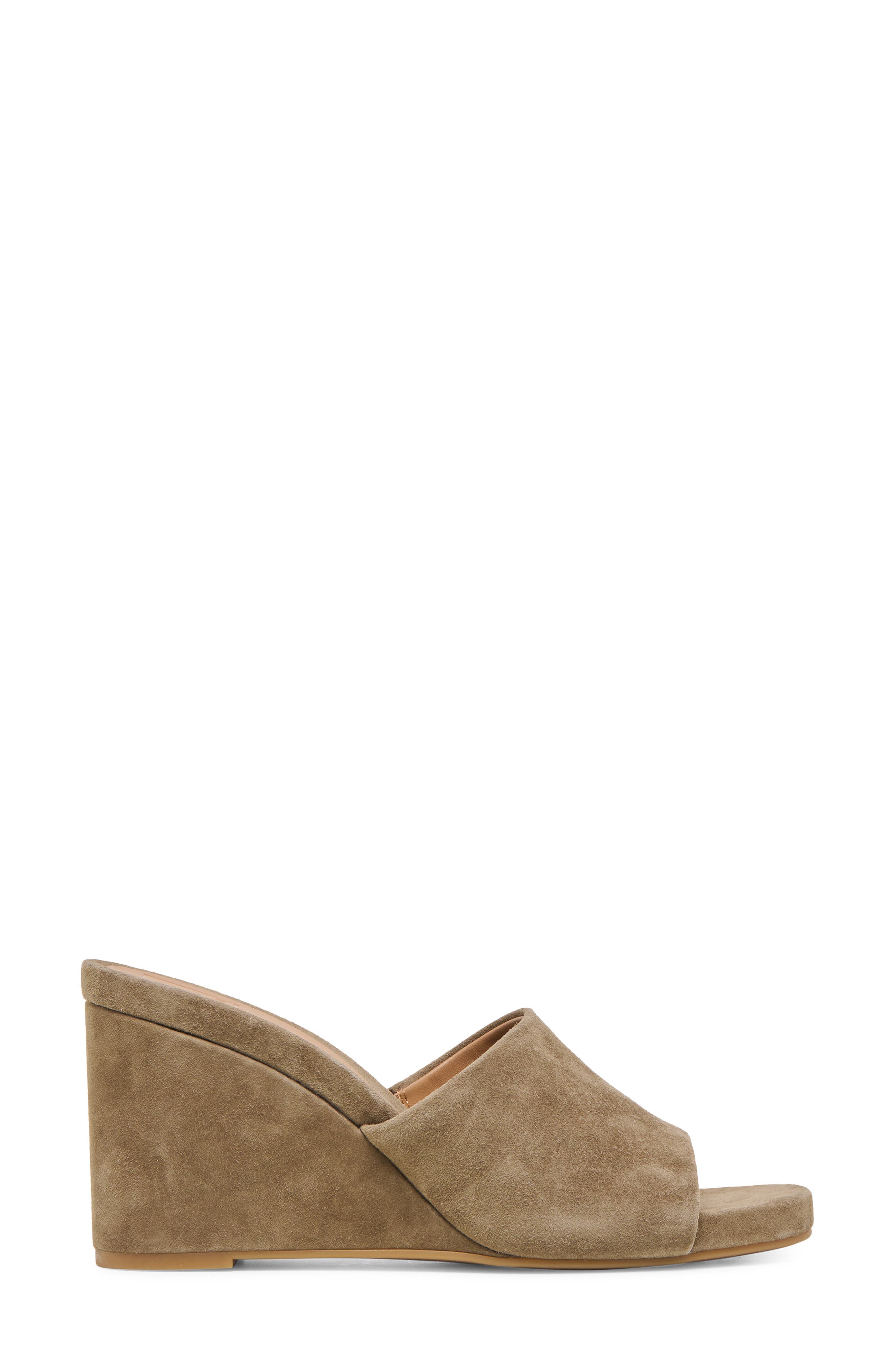 Holta Wedge Sandal, Alternate, color, OLIVE SUEDE