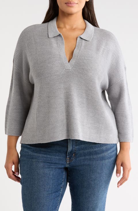 Merino Wool Bracelet Sleeve Sweater