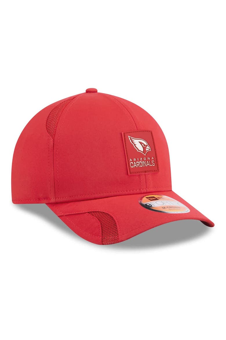 Men's New Era Cardinal Arizona Cardinals 2025 Sideline  M-Crown 9FORTY Adjustable Hat, Alternate, color, Cardinal